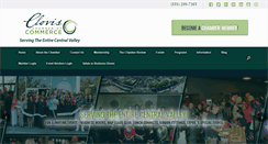 Desktop Screenshot of clovischamber.com